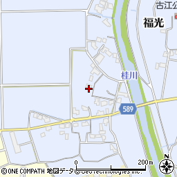 福岡県朝倉市福光353-1周辺の地図