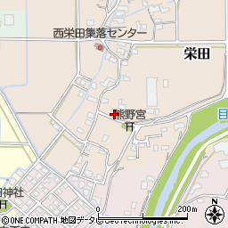 福岡県三井郡大刀洗町栄田390周辺の地図