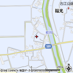 福岡県朝倉市福光352周辺の地図