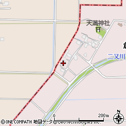 福岡県朝倉市倉吉297周辺の地図
