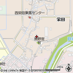 福岡県三井郡大刀洗町栄田383周辺の地図