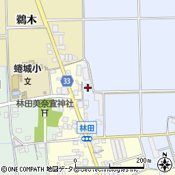 福岡県朝倉市福光1766周辺の地図