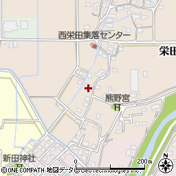 福岡県三井郡大刀洗町栄田356周辺の地図