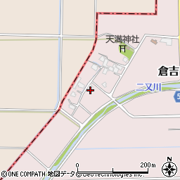 福岡県朝倉市倉吉321周辺の地図