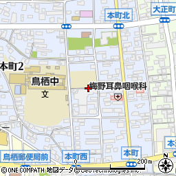 佐賀県鳥栖市本町周辺の地図