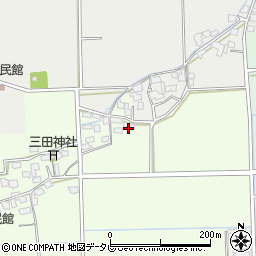 福岡県朝倉市八重津911周辺の地図