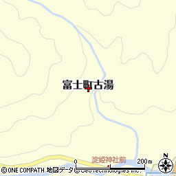 佐賀県佐賀市富士町大字古湯周辺の地図