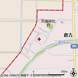 福岡県朝倉市倉吉319周辺の地図