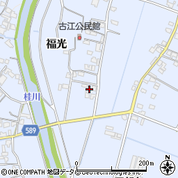 福岡県朝倉市福光423-3周辺の地図