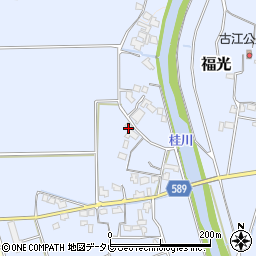 福岡県朝倉市福光349周辺の地図
