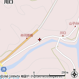 高知県高岡郡梼原町川口5774周辺の地図