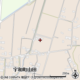 愛媛県西予市宇和町山田828周辺の地図