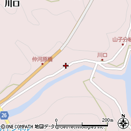 高知県高岡郡梼原町川口5775周辺の地図