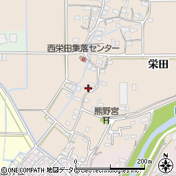 福岡県三井郡大刀洗町栄田403周辺の地図