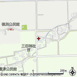 福岡県朝倉市八重津962周辺の地図