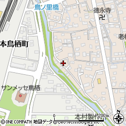 佐賀県鳥栖市曽根崎町1197周辺の地図