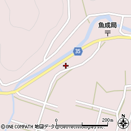愛媛県西予市城川町魚成3702-9周辺の地図