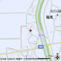 福岡県朝倉市福光367周辺の地図