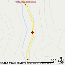 深耶馬公共駐車場公衆トイレ周辺の地図