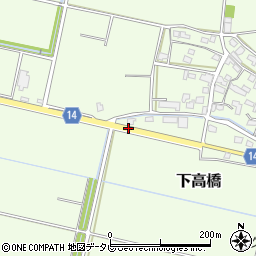 有限会社久留米テント製作所　工場周辺の地図
