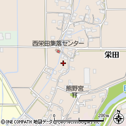 福岡県三井郡大刀洗町栄田410周辺の地図