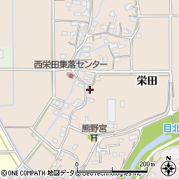 福岡県三井郡大刀洗町栄田409周辺の地図