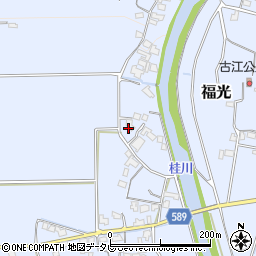 福岡県朝倉市福光374周辺の地図