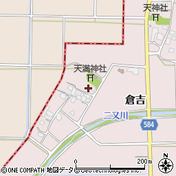 福岡県朝倉市倉吉312周辺の地図