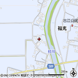 福岡県朝倉市福光376周辺の地図