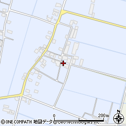 福岡県朝倉市福光643-1周辺の地図