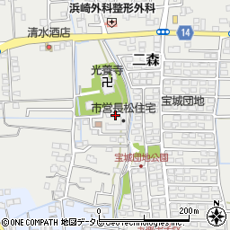 市営長松住宅周辺の地図