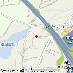 福岡県朝倉市山田1372周辺の地図