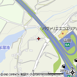 福岡県朝倉市山田1375周辺の地図