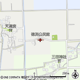 徳渕公民館周辺の地図