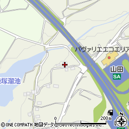 福岡県朝倉市山田1373周辺の地図