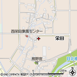 福岡県三井郡大刀洗町栄田430周辺の地図