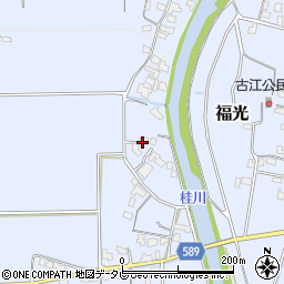 福岡県朝倉市福光375周辺の地図