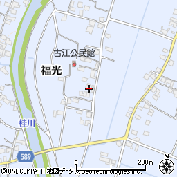福岡県朝倉市福光418-1周辺の地図