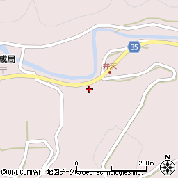 愛媛県西予市城川町魚成4178周辺の地図