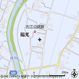 福岡県朝倉市福光418-3周辺の地図