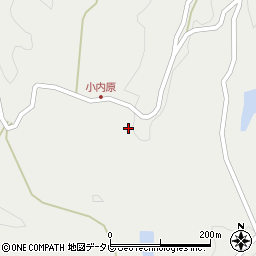 大分県杵築市山香町大字久木野尾1724周辺の地図