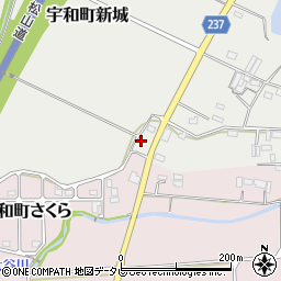 愛媛県西予市宇和町新城668周辺の地図