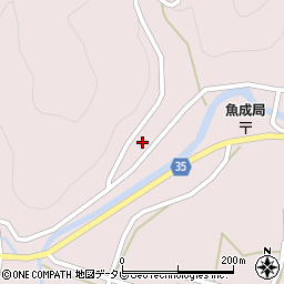 愛媛県西予市城川町魚成3339周辺の地図