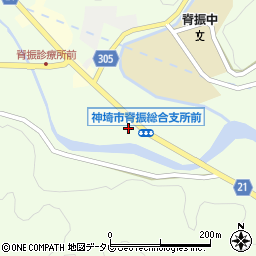 佐賀県神埼市脊振町広滝452周辺の地図