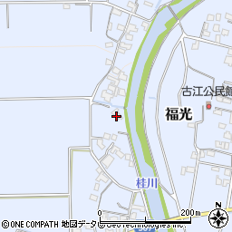 福岡県朝倉市福光386-5周辺の地図