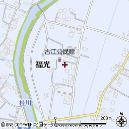 福岡県朝倉市福光417-1周辺の地図