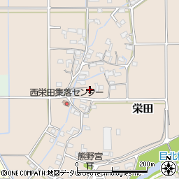 福岡県三井郡大刀洗町栄田419周辺の地図