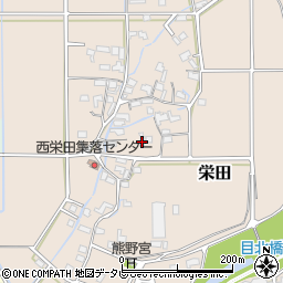 福岡県三井郡大刀洗町栄田435周辺の地図