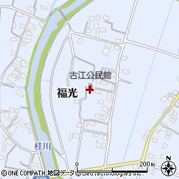 福岡県朝倉市福光416周辺の地図