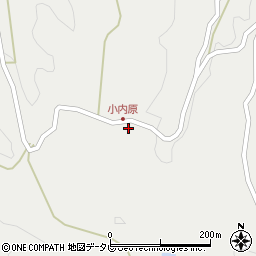 大分県杵築市山香町大字久木野尾1710周辺の地図